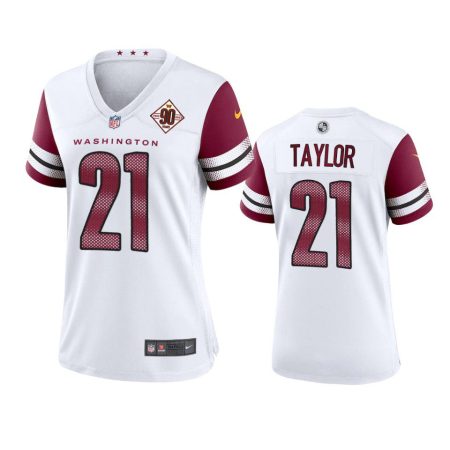Women's Washington Commanders Sean Taylor White 90th Anniversary Game Jersey
