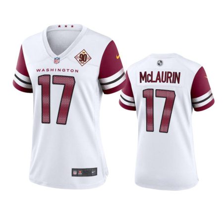 Women's Washington Commanders Terry McLaurin White 90th Anniversary Game Jersey