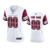 Women's Washington Commanders Custom White Game Jersey 2 women custom commanders game white jersey