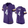 Women's Minnesota Vikings Dalvin Cook Purple Game Jersey 2 women dalvin cook vikings game purple jersey