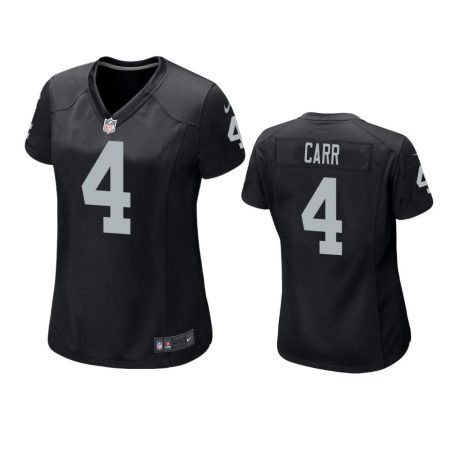 Women's Las Vegas Raiders Derek Carr Black Game Jersey