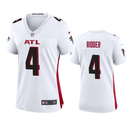 Women's Atlanta Falcons Desmond Ridder White Game Jersey