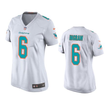 Women's Miami Dolphins Melvin Ingram White Game Jersey