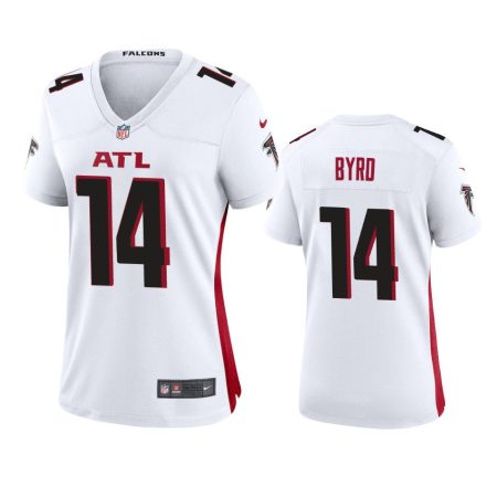 Women's Atlanta Falcons Damiere Byrd White Game Jersey