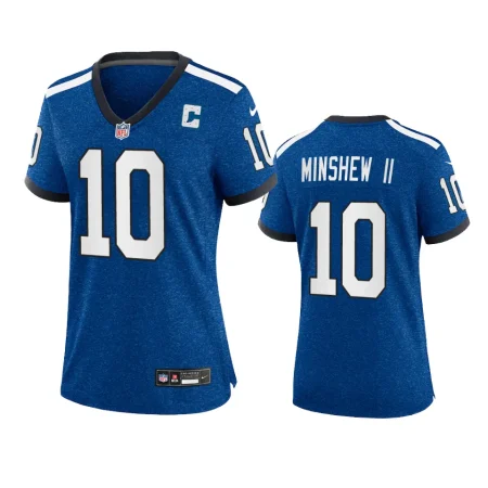 Women's Indianapolis Colts Gardner Minshew II Royal Indiana Nights Game Jersey