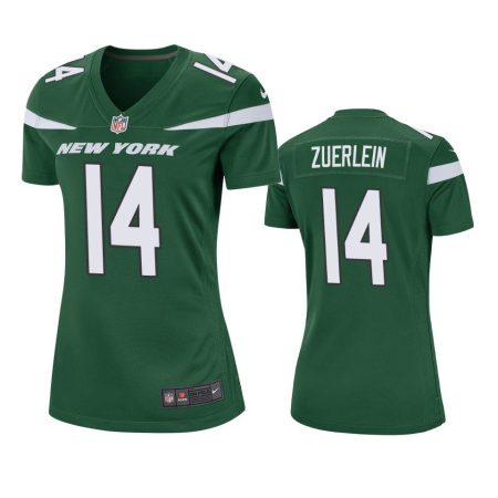 Women's New York Jets Greg Zuerlein Green Game Jersey