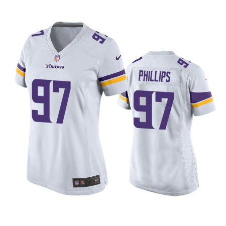 Women's Minnesota Vikings Harrison Phillips White Game Jersey
