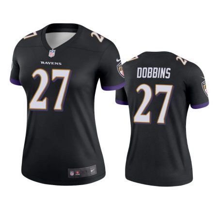 Baltimore Ravens J.K. Dobbins Black Legend Jersey - Women's