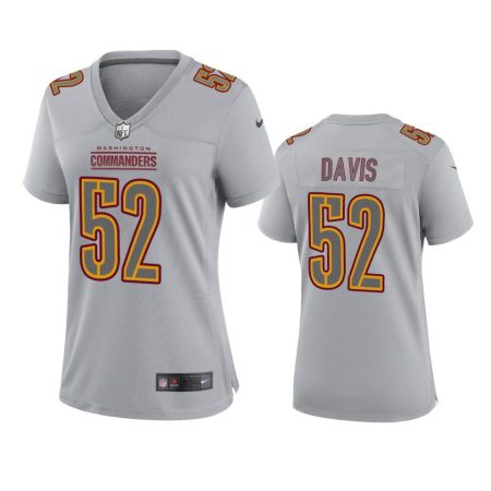 Women's Washington Commanders Jamin Davis Gray Atmosphere Fashion Game Jersey