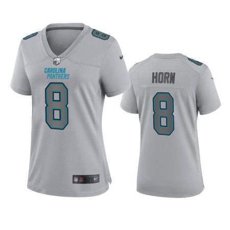 Women's Carolina Panthers Jaycee Horn Gray Atmosphere Fashion Game Jersey