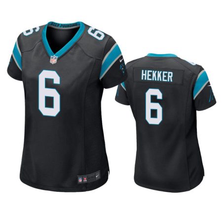 Women's Carolina Panthers Johnny Hekker Black Game Jersey