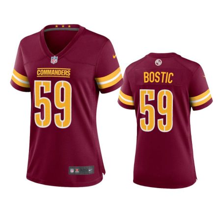 Women's Washington Commanders Jon Bostic Burgundy Game Jersey