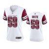 Women's Washington Commanders Jon Bostic White Game Jersey 3 women jon bostic commanders game white jersey