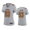 Women's Washington Commanders Jonathan Allen Gray Atmosphere Fashion Game Jersey 2 women jonathan allen commanders gray atmosphere fashion game jersey