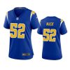 Women's Los Angeles Chargers Khalil Mack Royal Alternate Game Jersey 3 women khalil mack chargers alternate game royal jersey