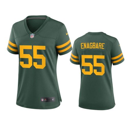 Women's Green Bay Packers Kingsley Enagbare Green Alternate Game Jersey