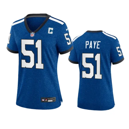 Women's Indianapolis Colts Kwity Paye Royal Indiana Nights Game Jersey