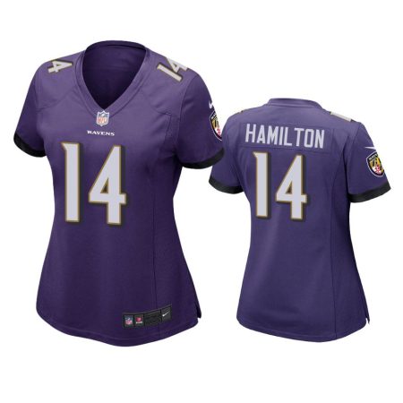 Women's Baltimore Ravens Kyle Hamilton Purple Game Jersey