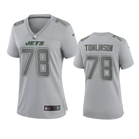 Women's New York Jets Laken Tomlinson Gray Atmosphere Fashion Game Jersey
