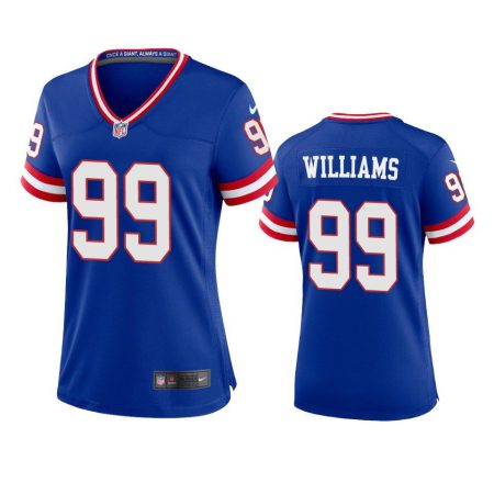 Women's New York Giants Leonard Williams Royal Classic Game Jersey