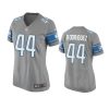 Women's Detroit Lions Malcolm Rodriguez Silver Game Jersey 3 women malcolm rodriguez lions game silver jersey