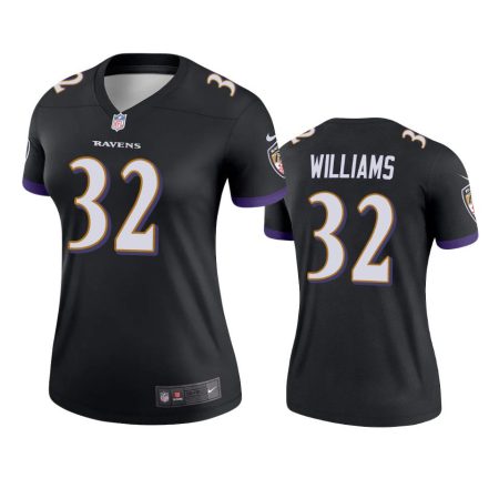 Baltimore Ravens Marcus Williams Black Legend Jersey - Women's