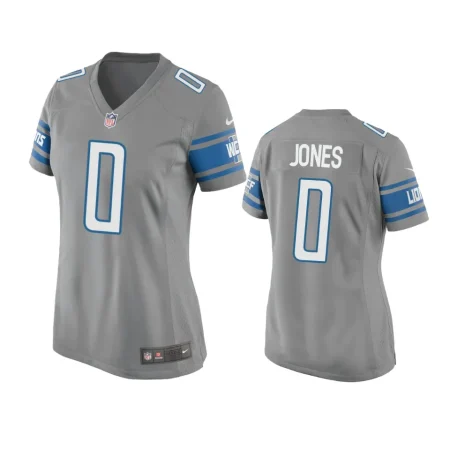 Women's Detroit Lions Marvin Jones Silver Game Jersey