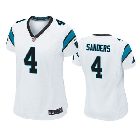Women's Carolina Panthers Miles Sanders White Game Jersey