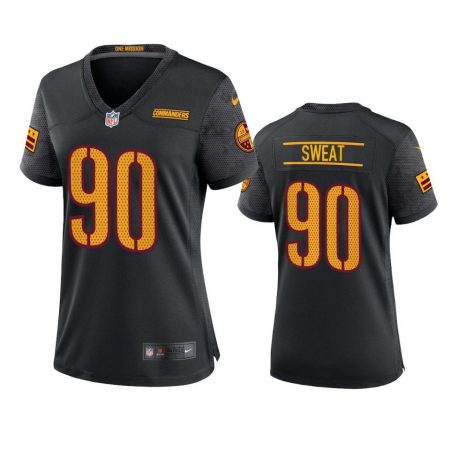 Women's Washington Commanders Montez Sweat Black Alternate Game Jersey