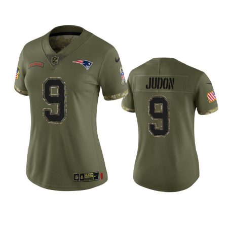 Women's New England Patriots Matthew Judon Olive 2022 Salute To Service Limited Jersey