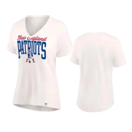Women's New England Patriots Oatmeal Motivating Force T-Shirt