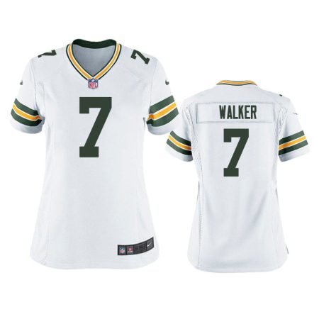 Women's Green Bay Packers Quay Walker White Game Jersey