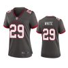 Women's Tampa Bay Buccaneers Rachaad White Pewter Alternate Game Jersey 2 women rachaad white buccaneers alternate game pewter jersey