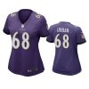 Women's Baltimore Ravens Brent Urban Purple Game Jersey 2 women ravens brent urban game purple jersey