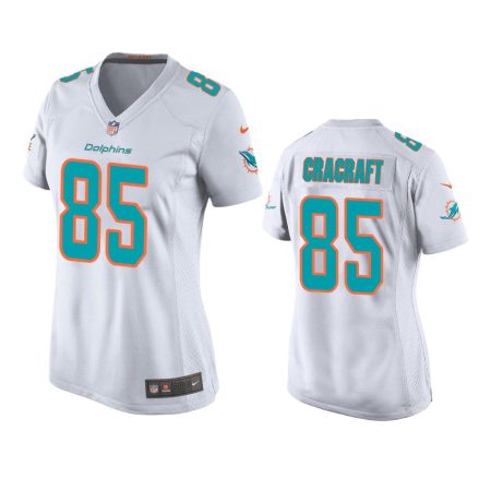 Women's Miami Dolphins River Cracraft White Game Jersey