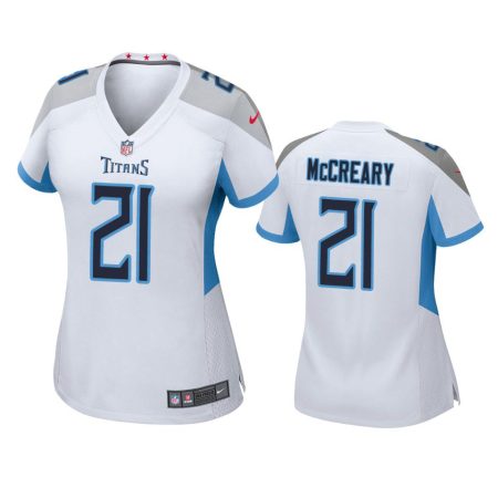 Women's Tennessee Titans Roger McCreary White Game Jersey