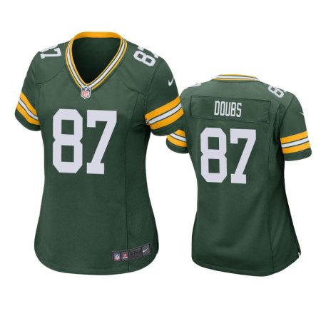 Women's Green Bay Packers Romeo Doubs Green Game Jersey