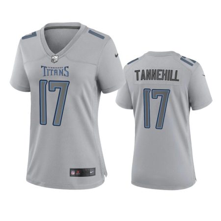 Women's Tennessee Titans Ryan Tannehill Gray Atmosphere Fashion Game Jersey