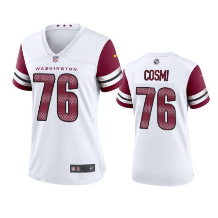 Women's Washington Commanders Samuel Cosmi White Game Jersey