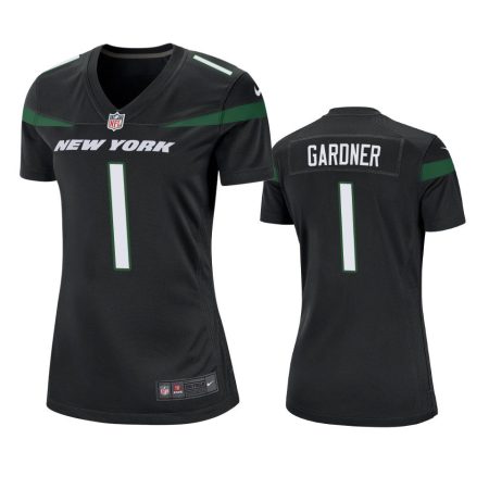Women's New York Jets Sauce Gardner Black Game Jersey