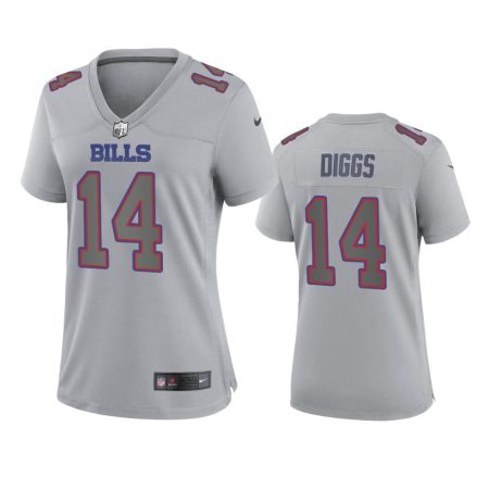 Women's Buffalo Bills Stefon Diggs Gray Atmosphere Fashion Game Jersey