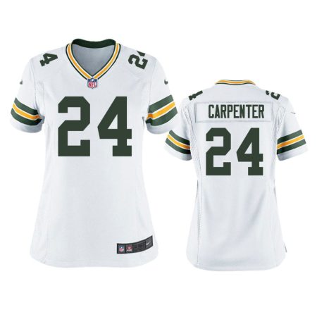 Women's Green Bay Packers Tariq Carpenter White Game Jersey