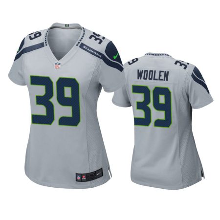 Women's Seattle Seahawks Tariq Woolen Gray Game Jersey