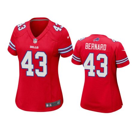 Women's Buffalo Bills Terrel Bernard Red Game Jersey