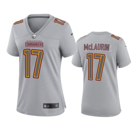 Women's Washington Commanders Terry McLaurin Gray Atmosphere Fashion Game Jersey