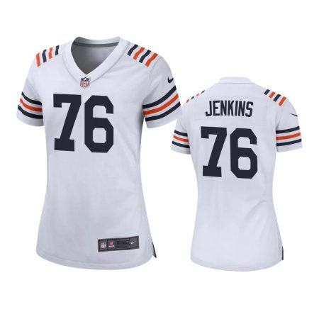 Women's Chicago Bears Teven Jenkins White Game Jersey