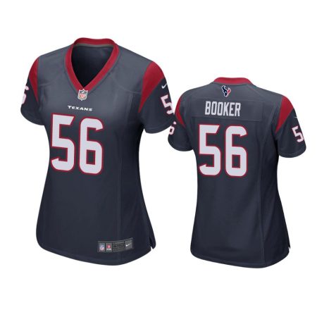 Women's Houston Texans Thomas Booker Navy Game Jersey