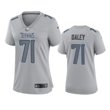 Women's Tennessee Titans Dennis Daley Gray Atmosphere Fashion Game Jersey