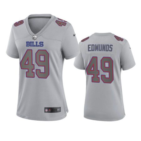 Women's Buffalo Bills Tremaine Edmunds Gray Atmosphere Fashion Game Jersey