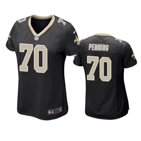 Women's New Orleans Saints Trevor Penning Black Game Jersey